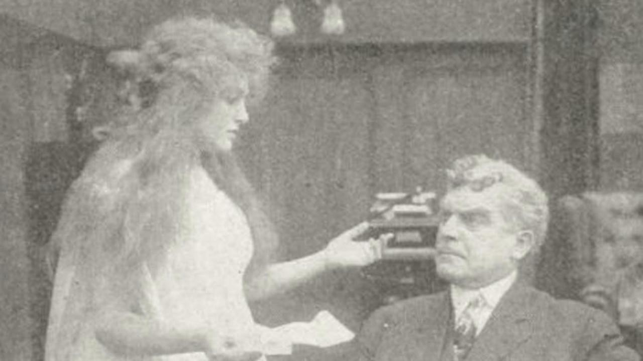 The Man with the Iron Heart 1915 movie scene