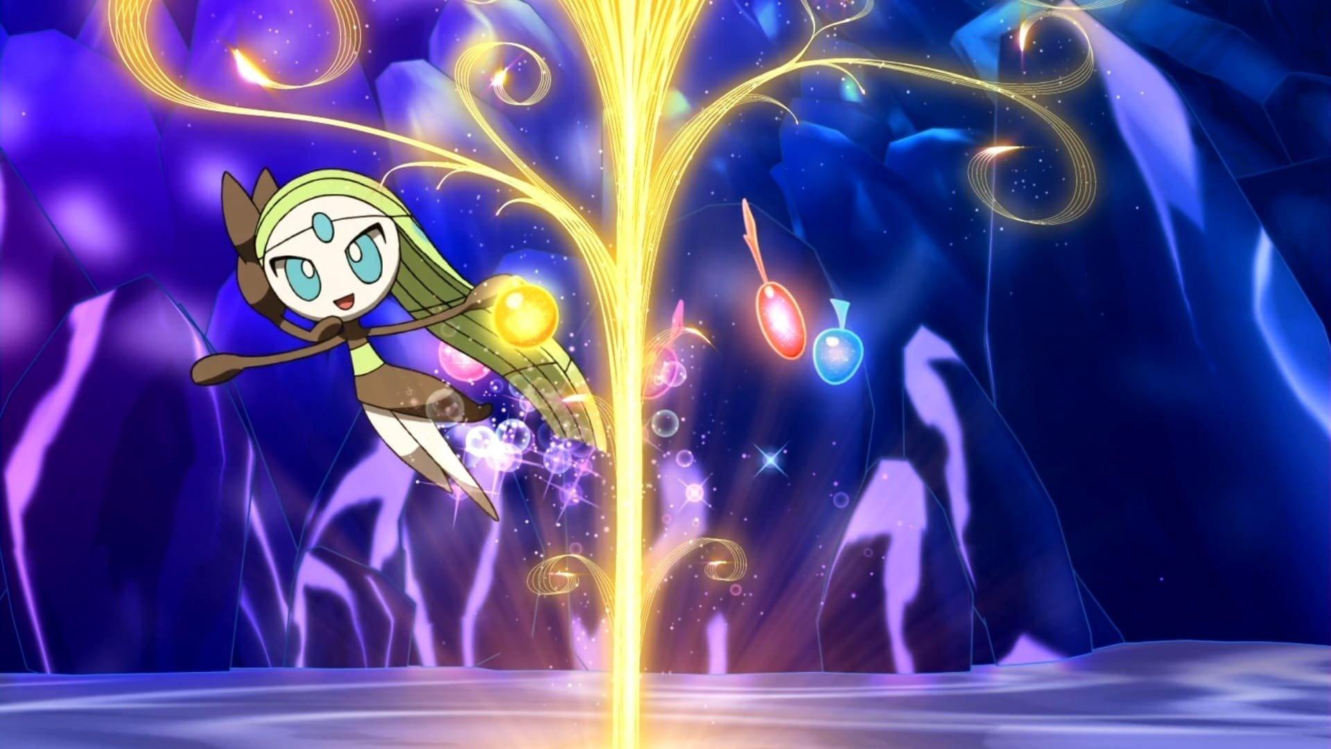 Meloetta's Moonlight Serenade 2012 movie scene