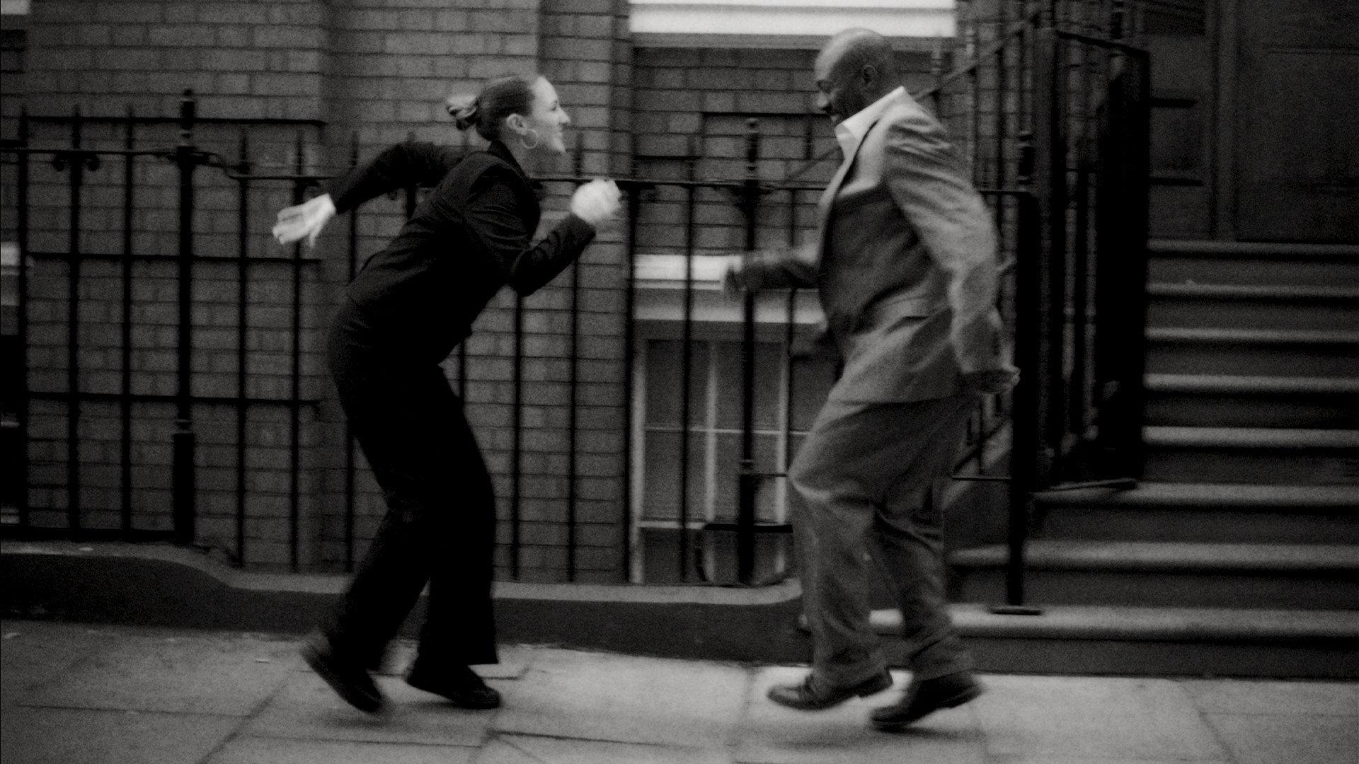 Sidewalk Shuffle 2024 movie scene