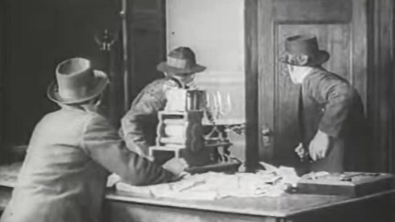 The Center of the Web 1914 movie scene