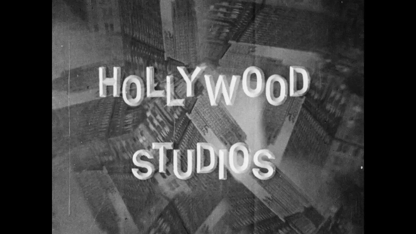 Hollywood Studios 1930 movie scene