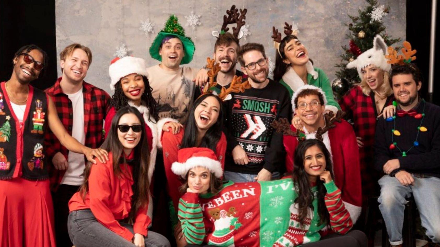 Smosh: Under the Mistletoe 2022 movie scene