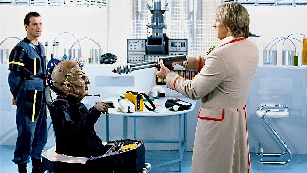Doctor Who: Resurrection of the Daleks 1984 movie scene