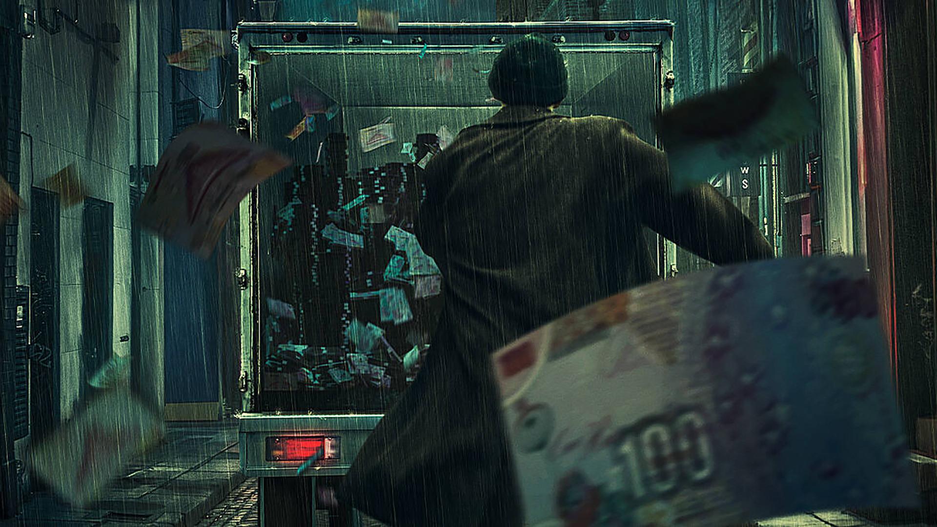Chasing Millions movie scene