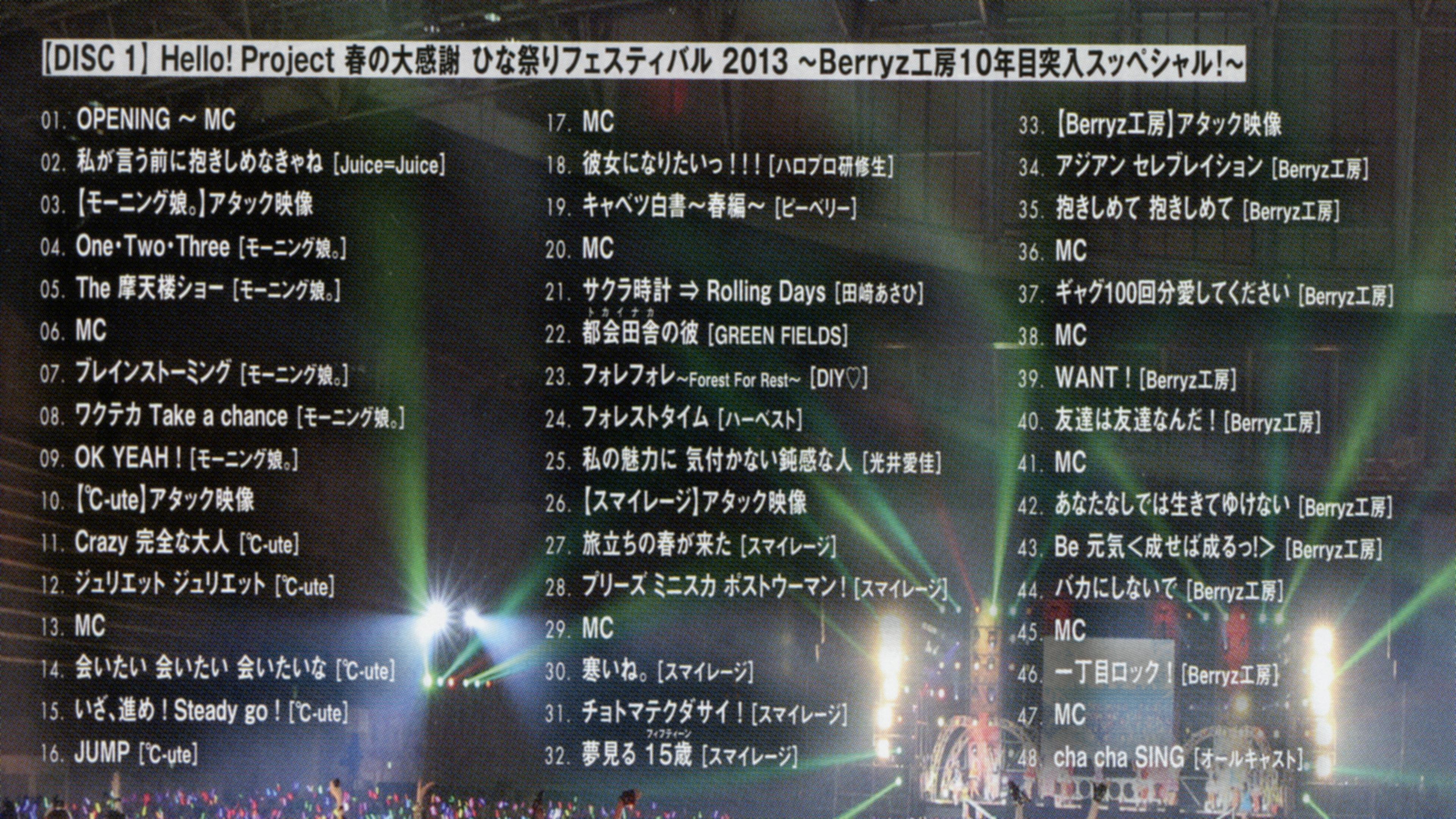 Hello! Project 2013 Spring Haru no Dai Kansha Hinamatsuri Festival 2013 ～Berryz Koubou 10 Nenme Totsunyuu Special!～ 2013 movie scene