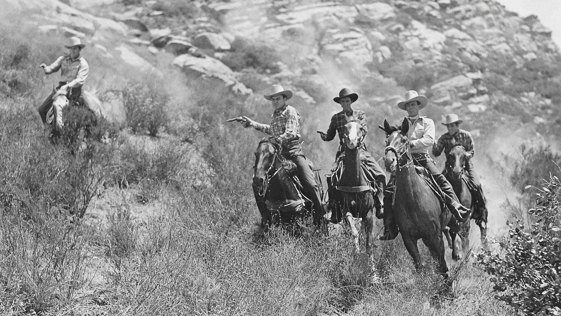 Arizona Trail 1943 movie scene