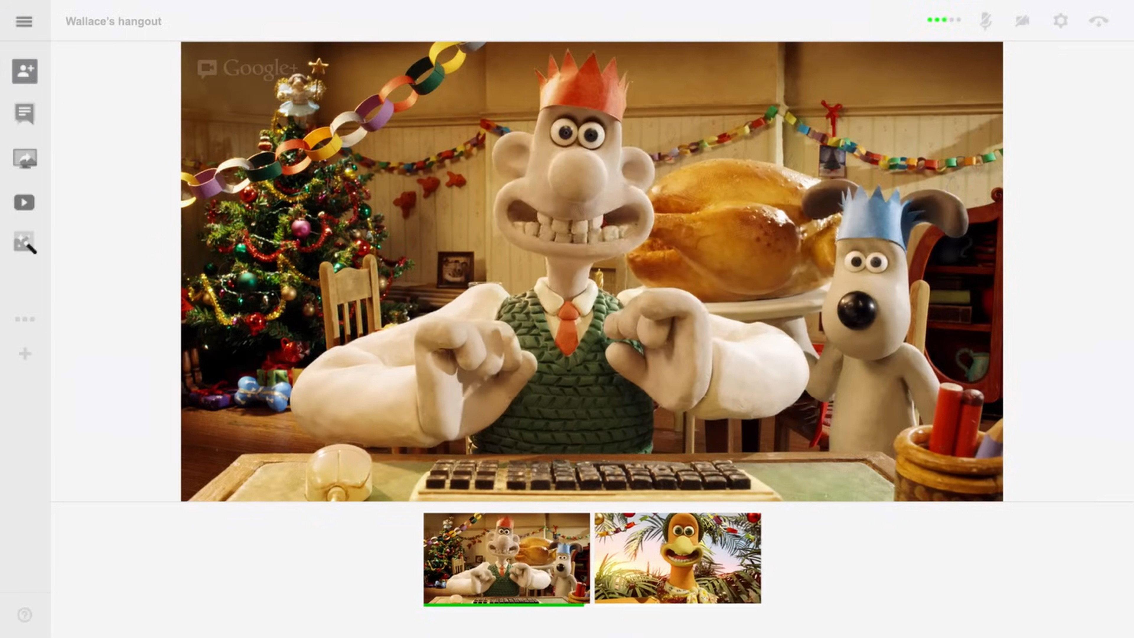 Wallace & Gromit x Google Hangout | A Video Call with Aardman Friends! 2012 movie scene