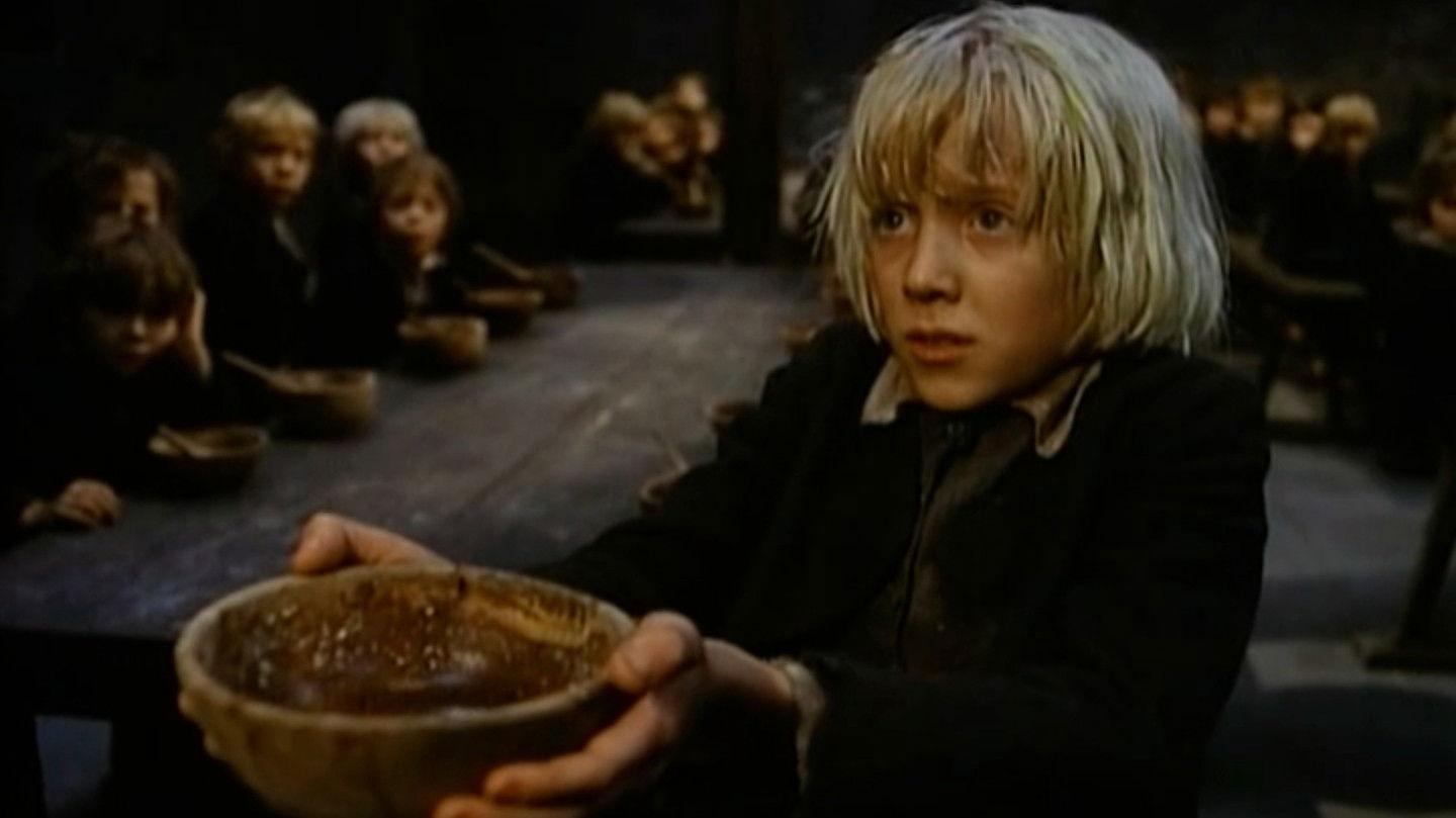 Oliver Twist 1982 movie scene