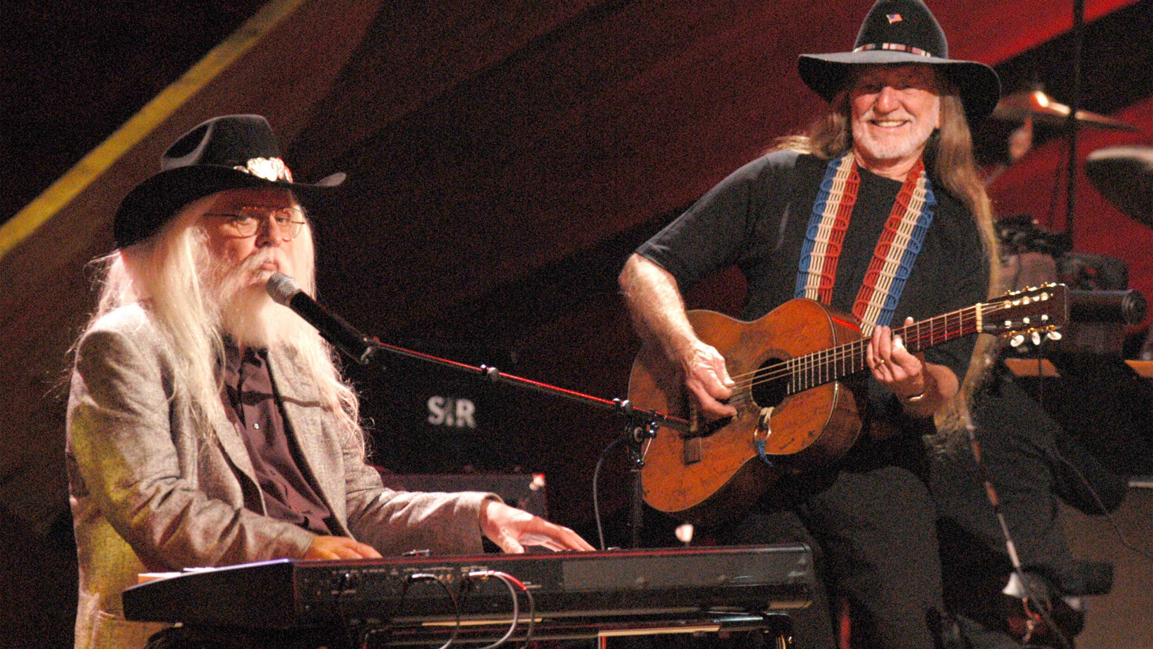 Willie Nelson & Leon Russel - Partners In Music 2005 movie scene