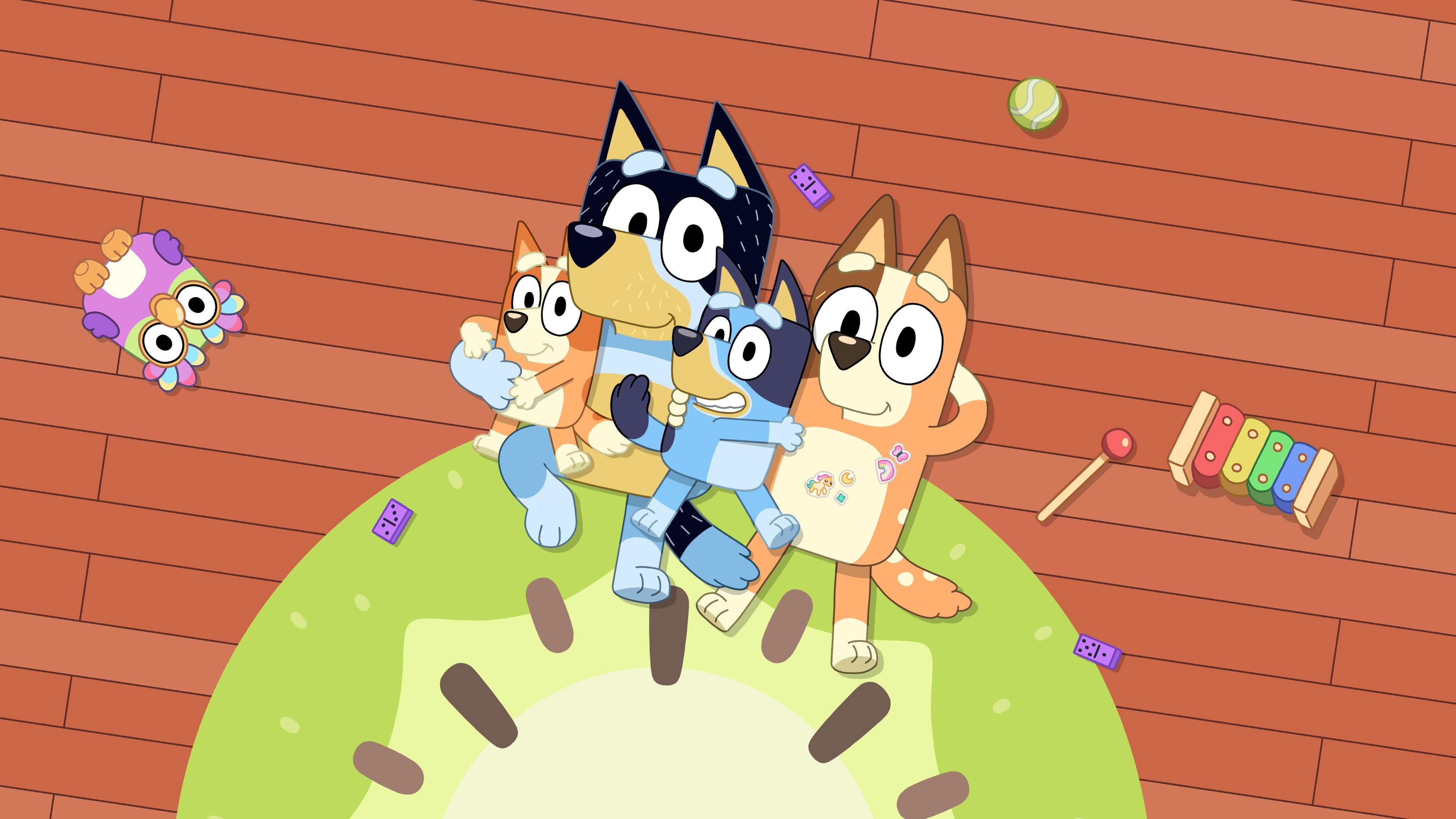 Bluey's Big Play 2025 movie scene