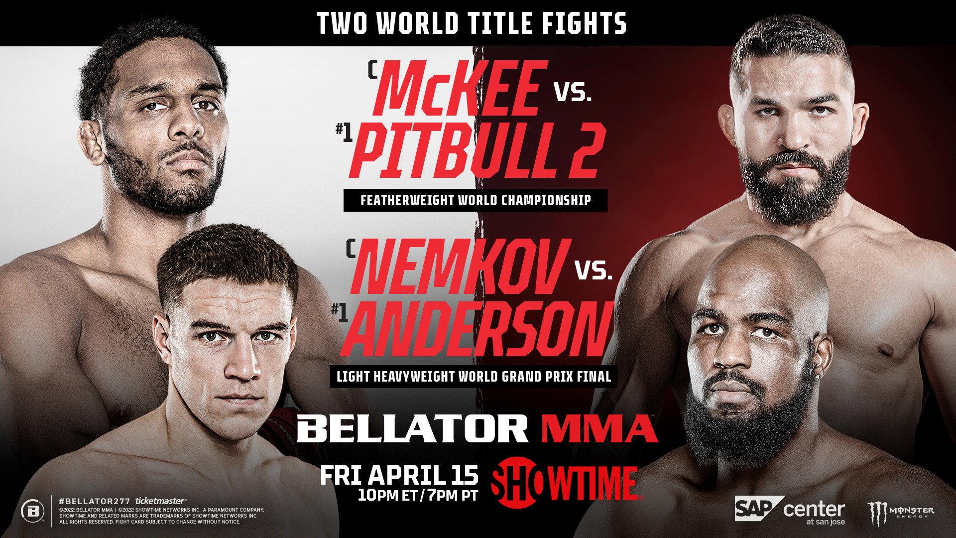 Bellator 277: McKee vs. Pitbull 2 2022 movie scene