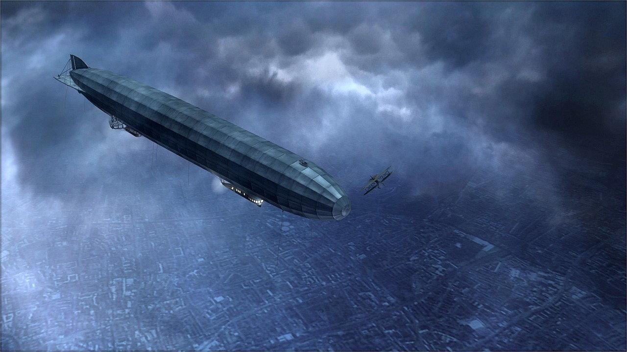 Attack of the Zeppelins 2013 movie scene