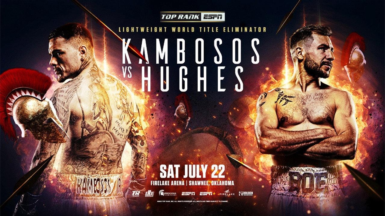 George Kambosos Jr. vs. Maxi Hughes 2023 movie scene