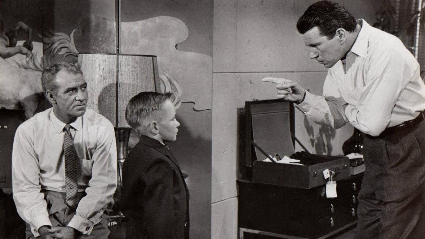 Everything But the Truth 1956 movie scene