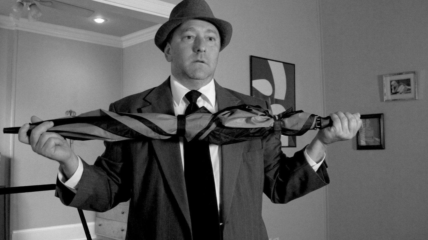 Death of an Umbrella Salesman 2018 movie scene