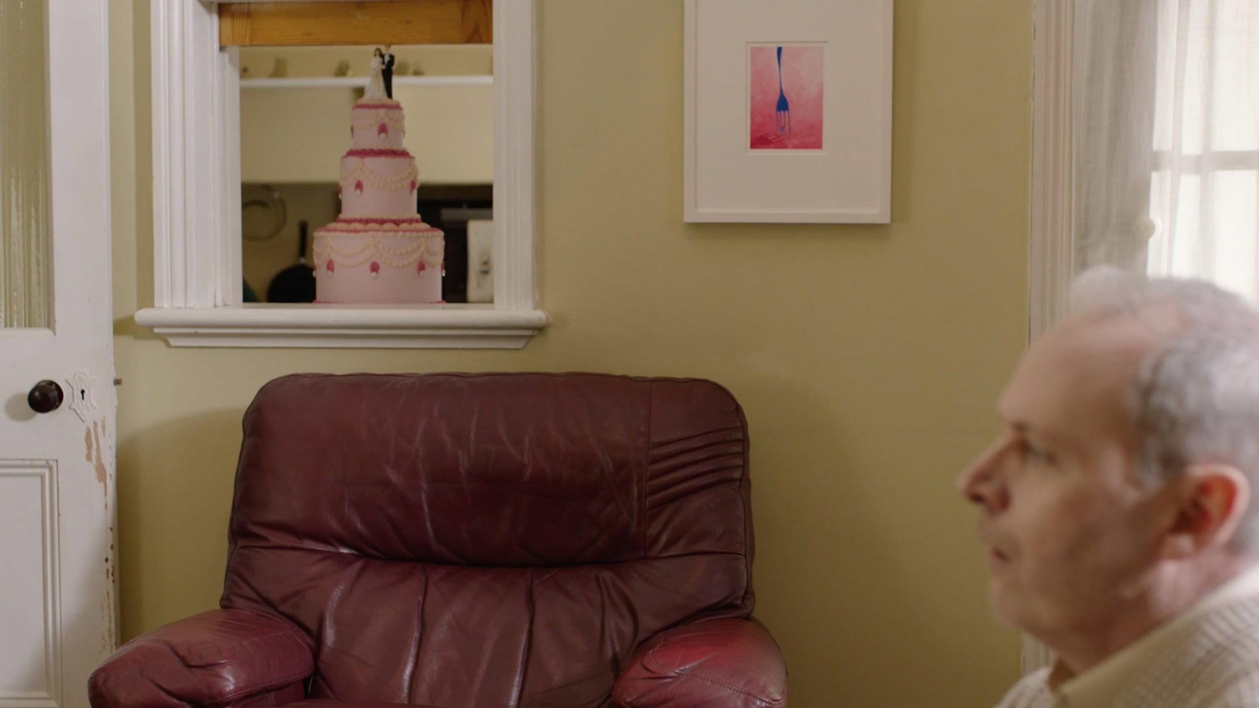 Ruby and Tom Take a Cake to a Wedding 2022 movie scene
