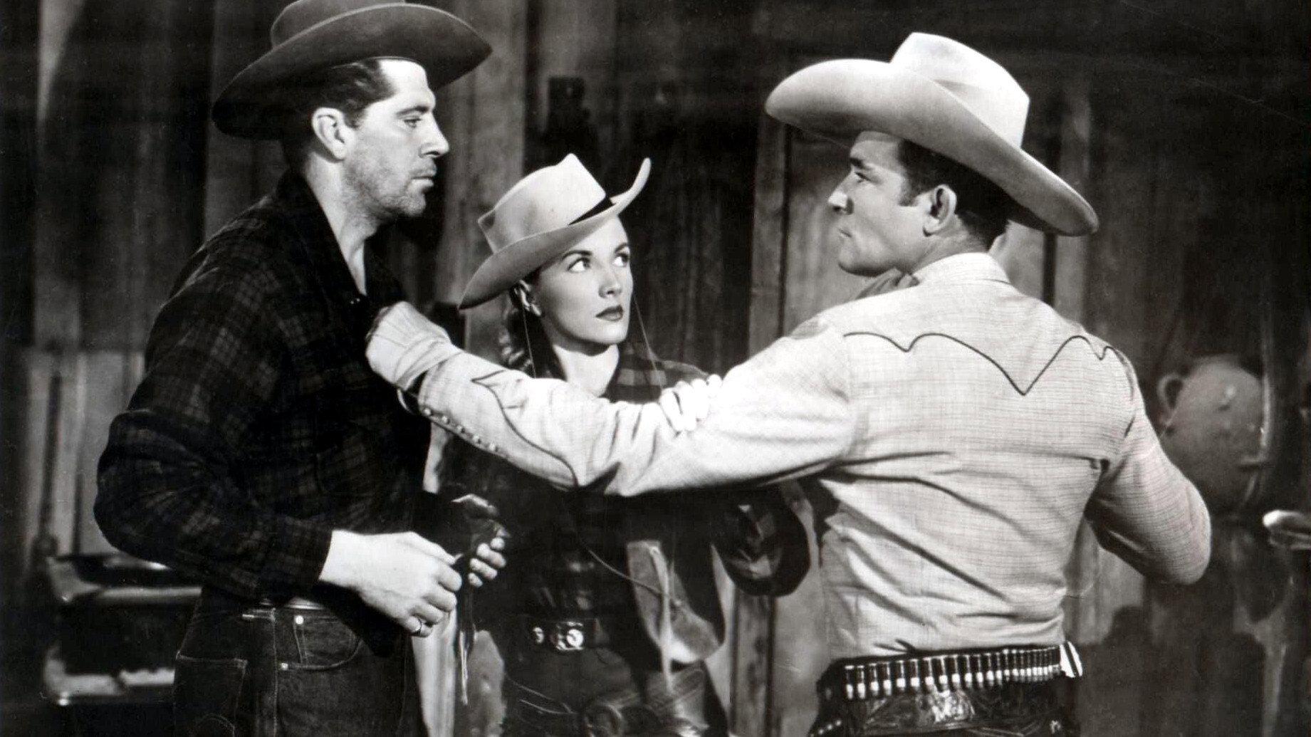 Outlaws of Texas 1950 movie scene
