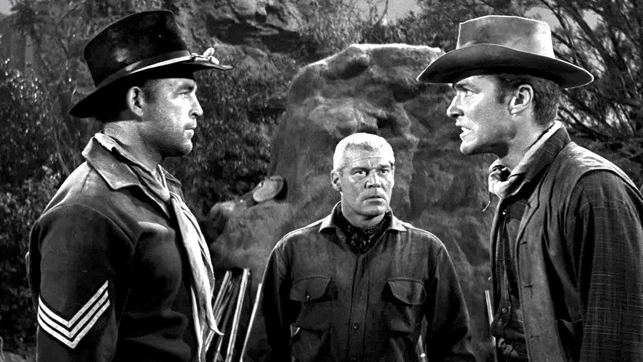 Ambush at Cimarron Pass 1958 movie scene