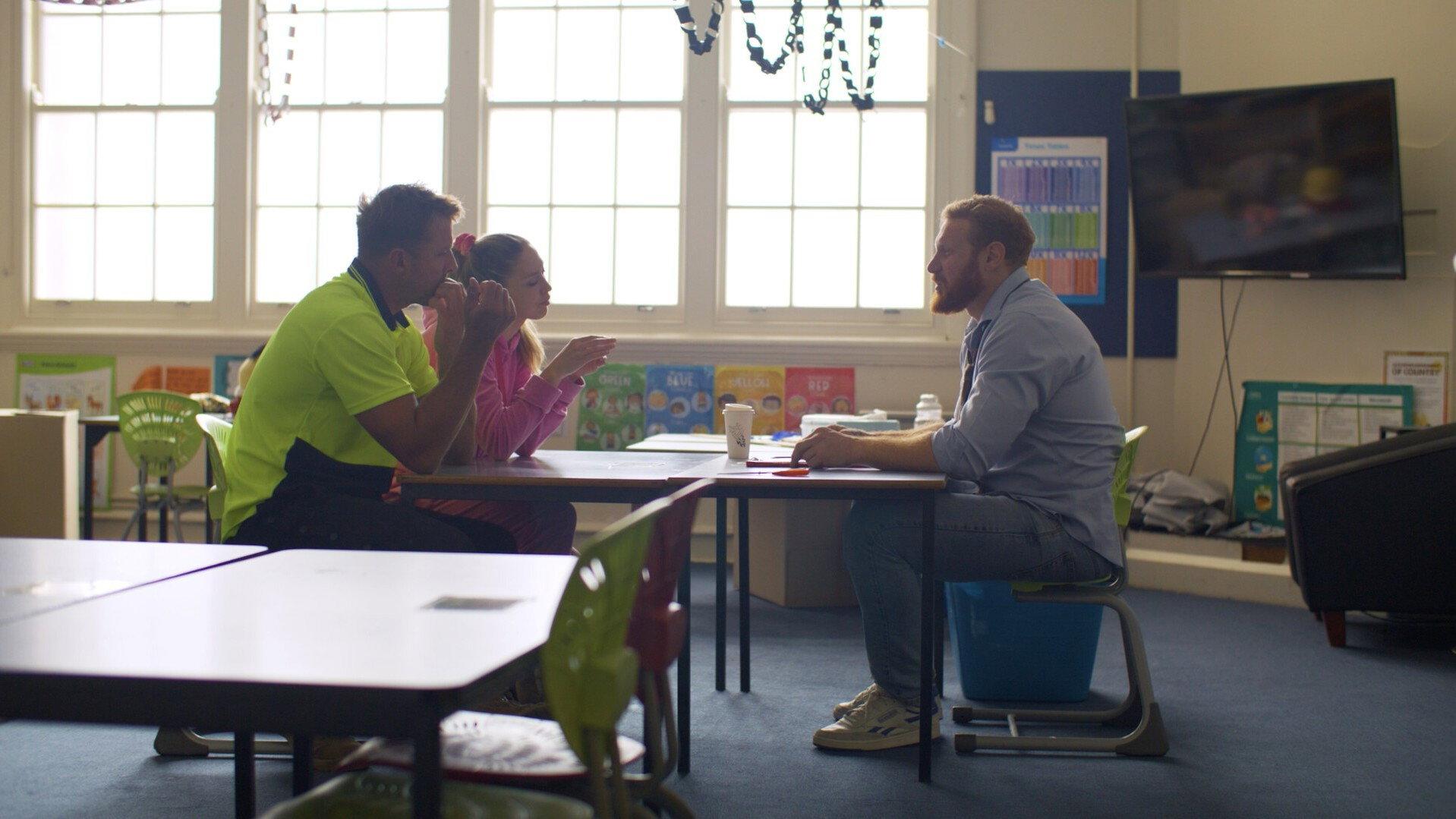 The Parent Teacher Interview 2025 movie scene