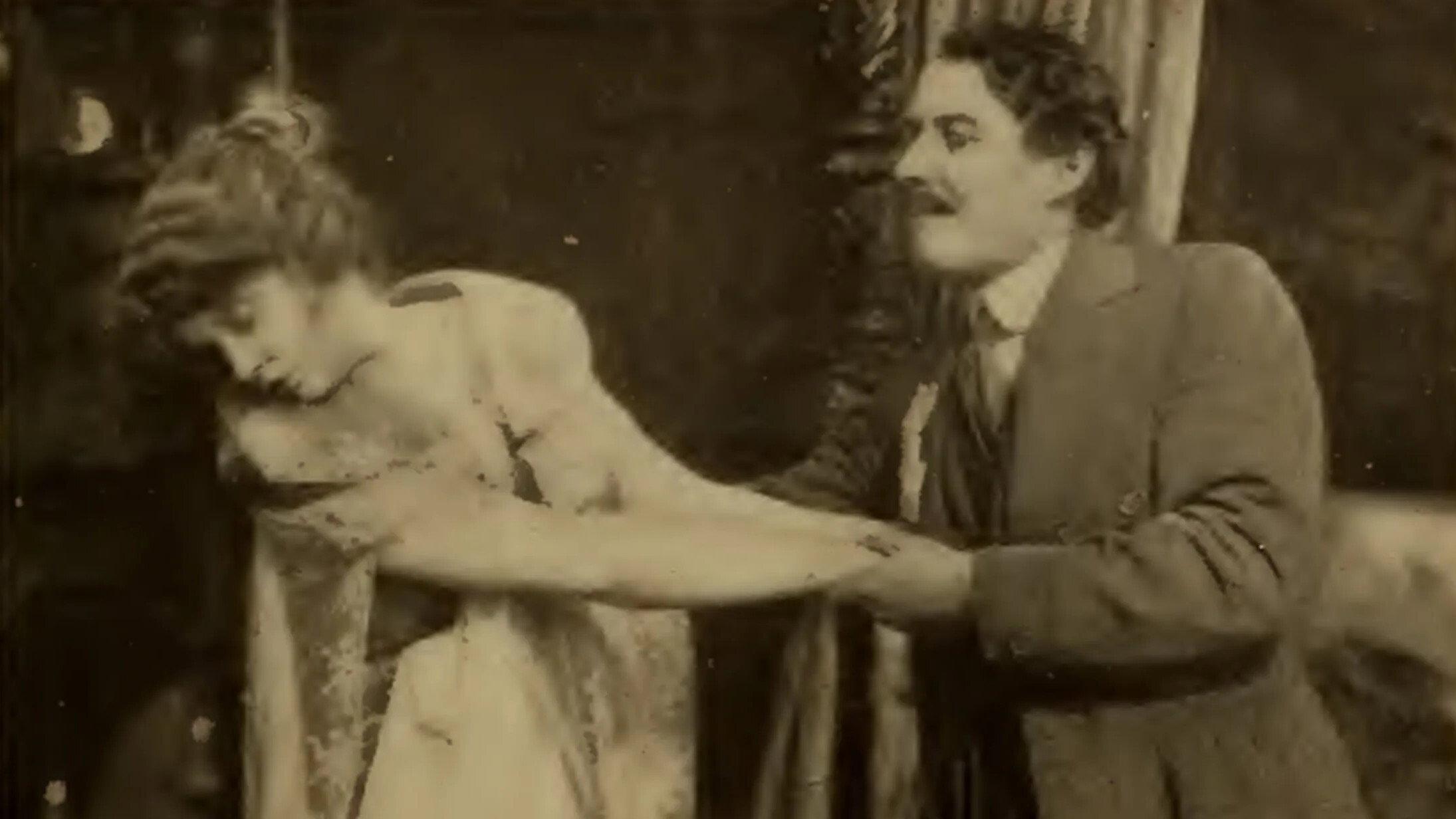 The Great Love 1918 movie scene