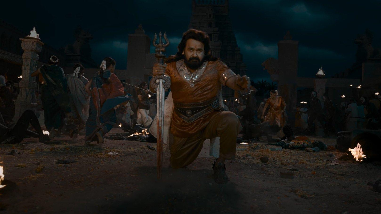 Vrusshabha 2025 movie scene