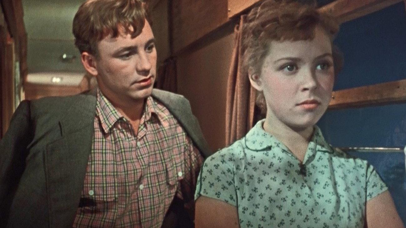 Girl without an Address 1958 movie scene
