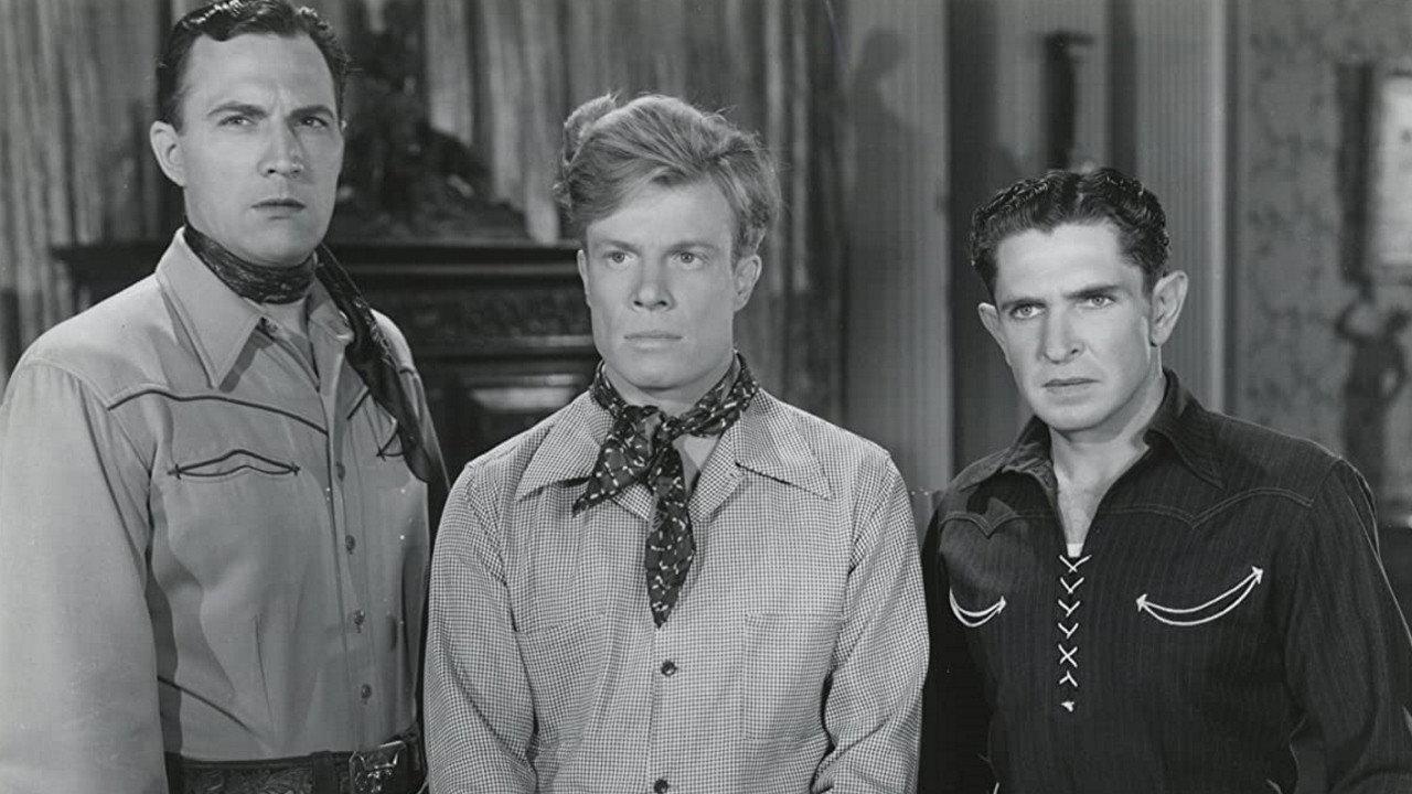 Thundering Trails 1943 movie scene
