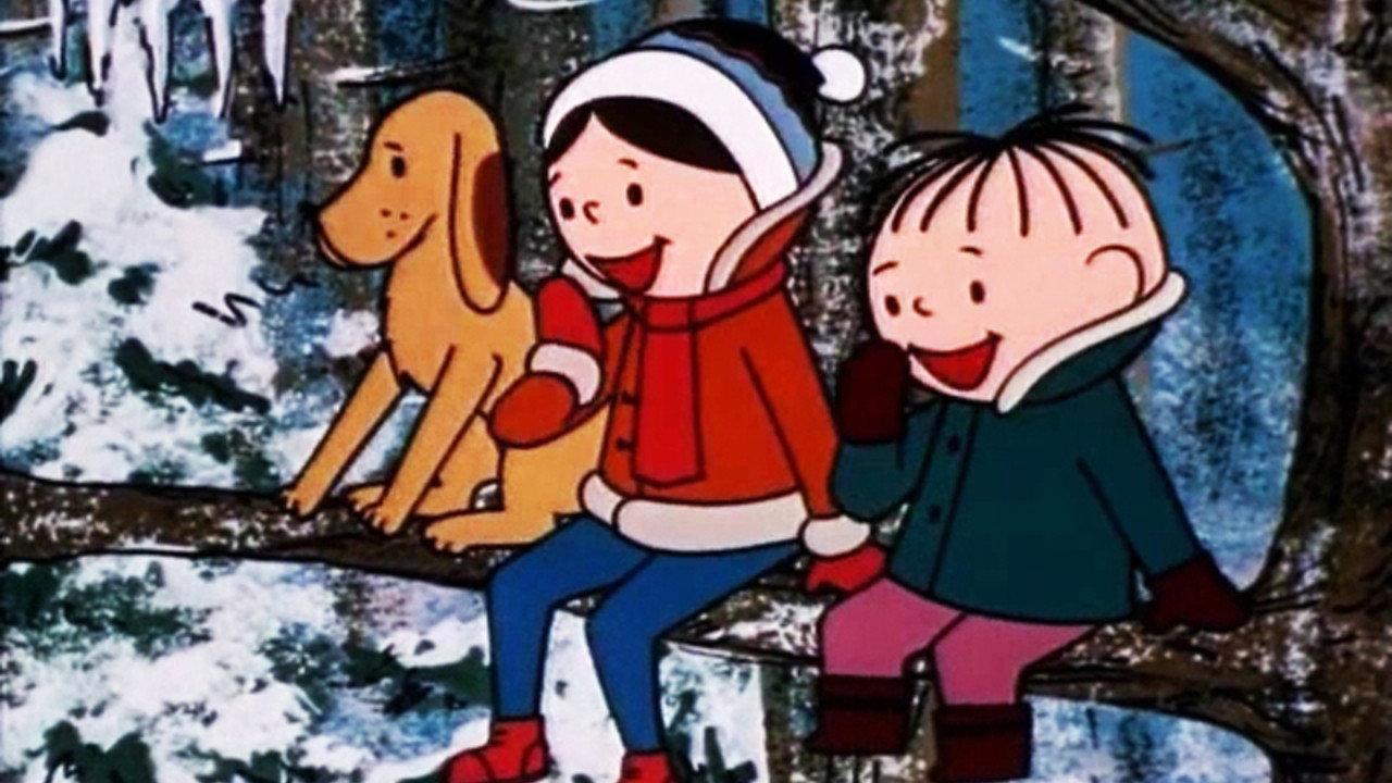 Bolek i Lolek Zimowe Wakacje 1963 movie scene
