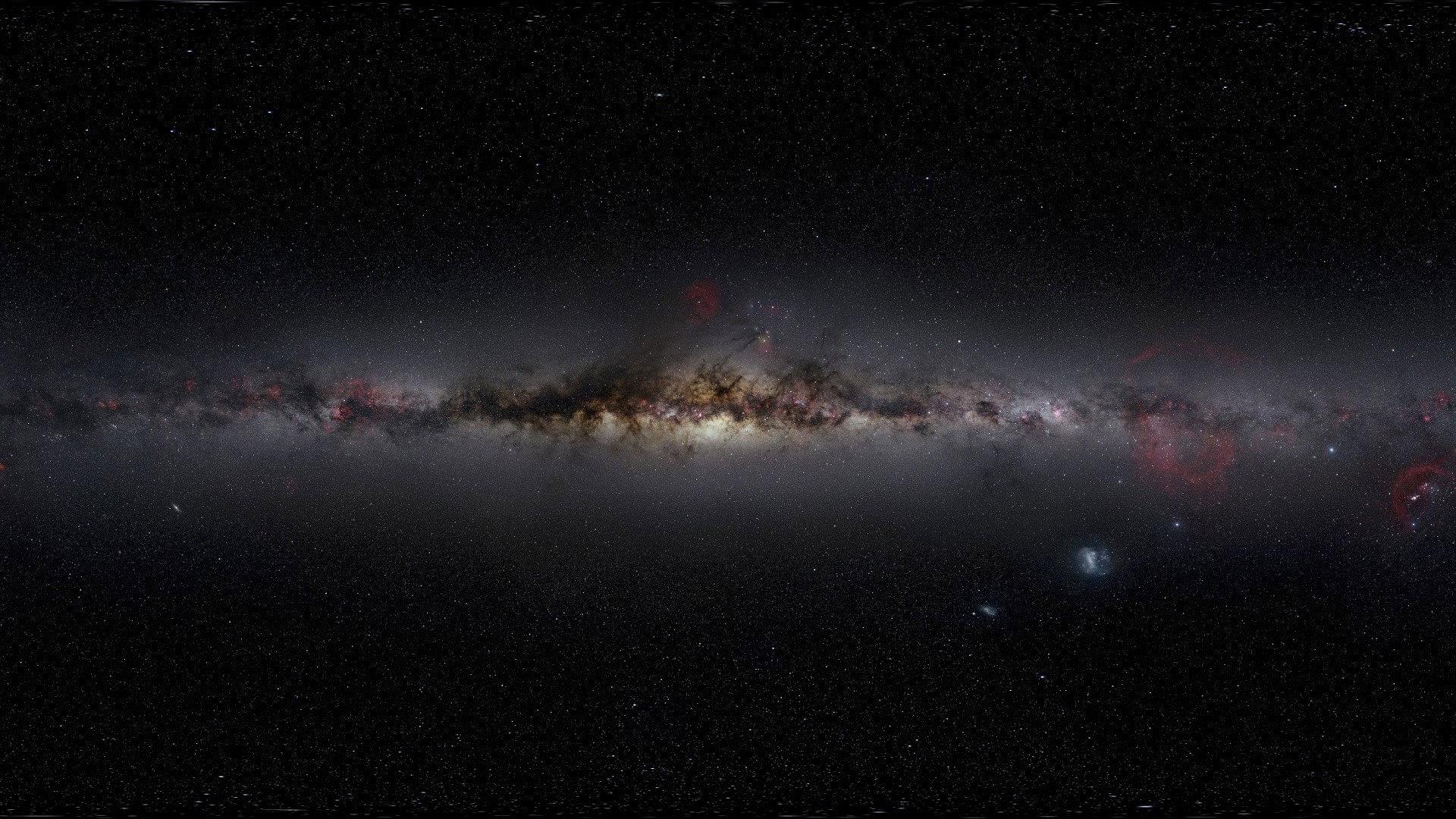 Journey Through the Milky Way. 2011 movie scene