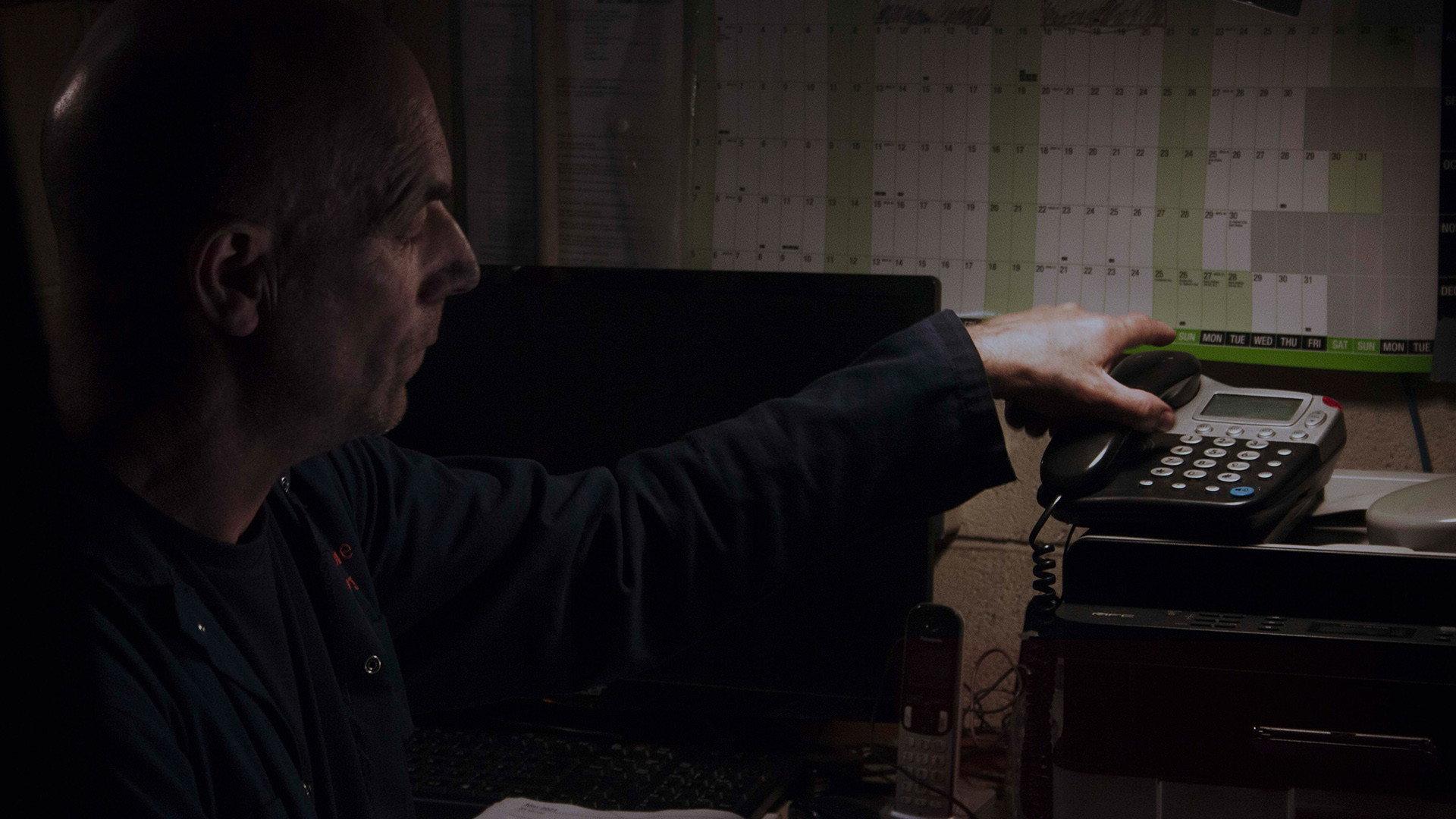 A Phone Call 2022 movie scene