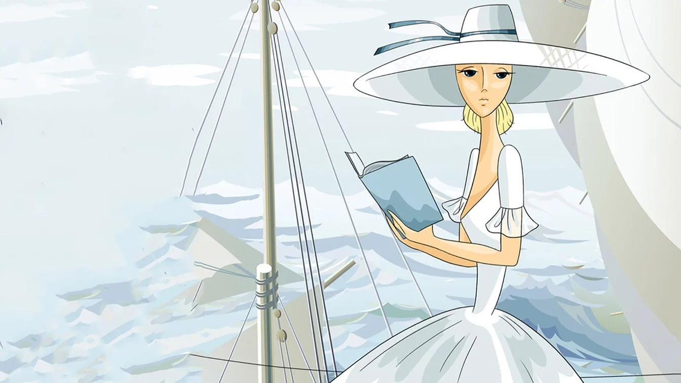 Ballerina on the Boat 1969 movie scene