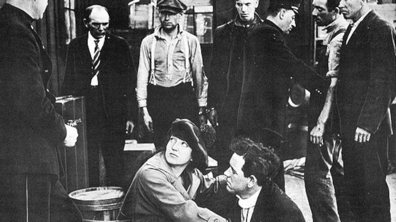 A Lass of the Lumberlands 1916 movie scene