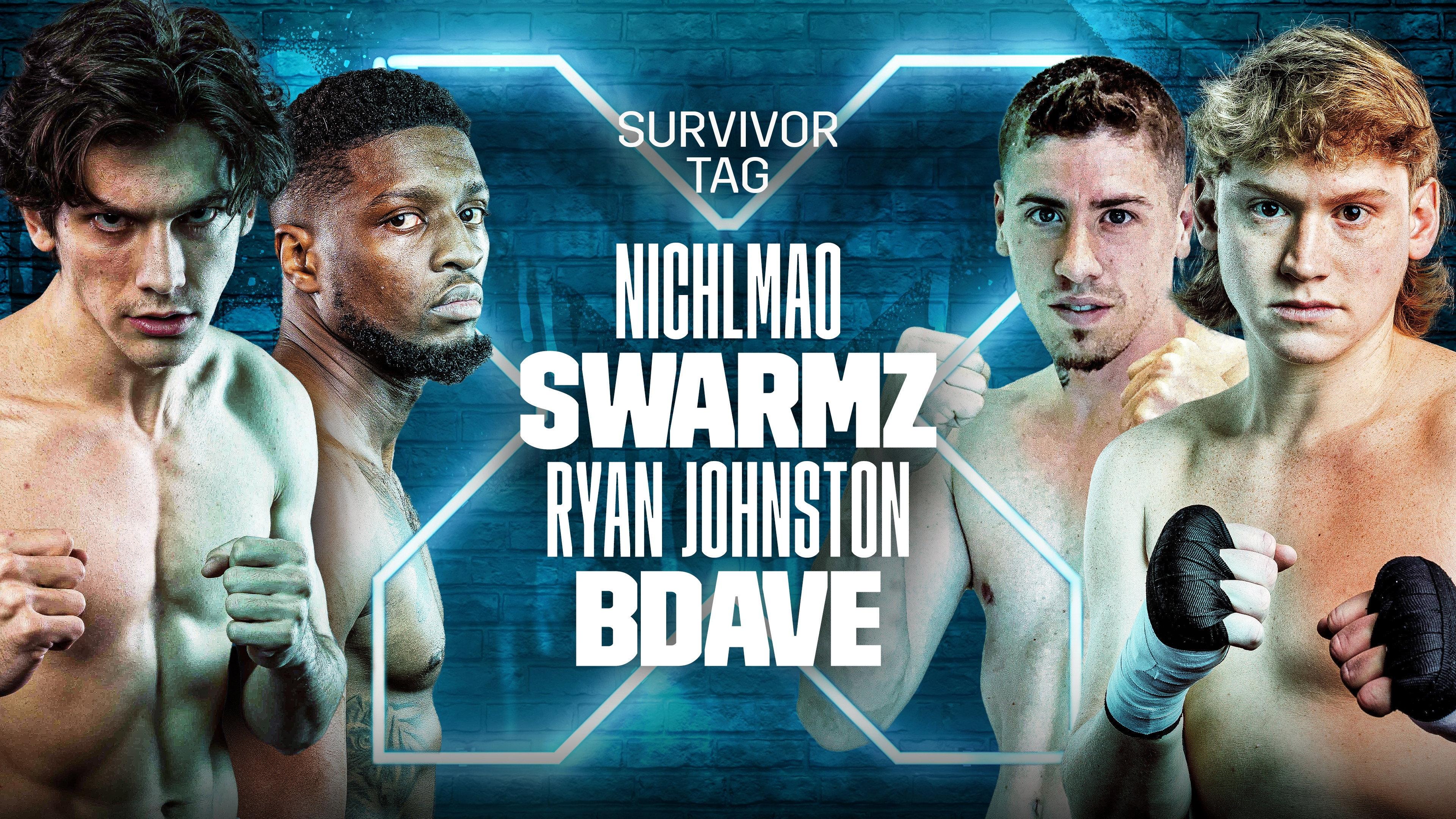 NichLmao vs. Swarmz vs. Ryan Johnston vs. BDave 2023 movie scene