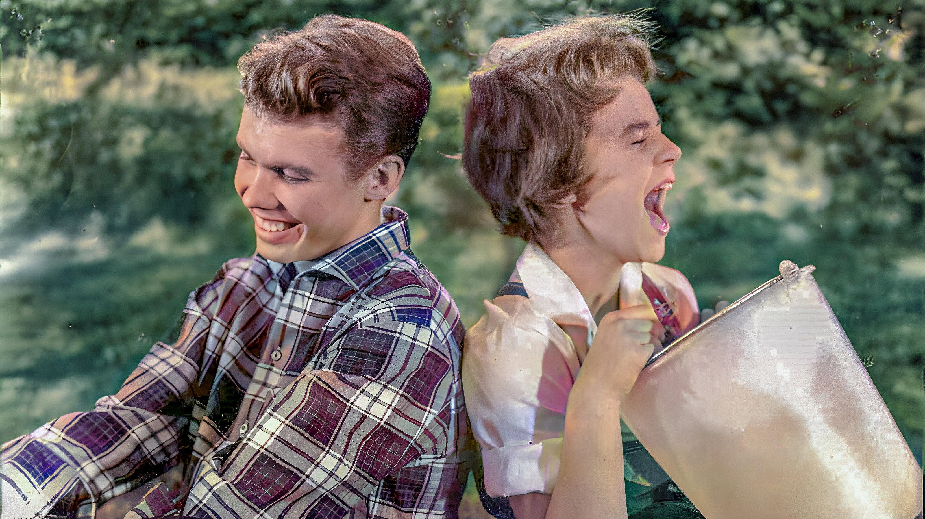 Wenn die Conny mit dem Peter 1958 movie scene