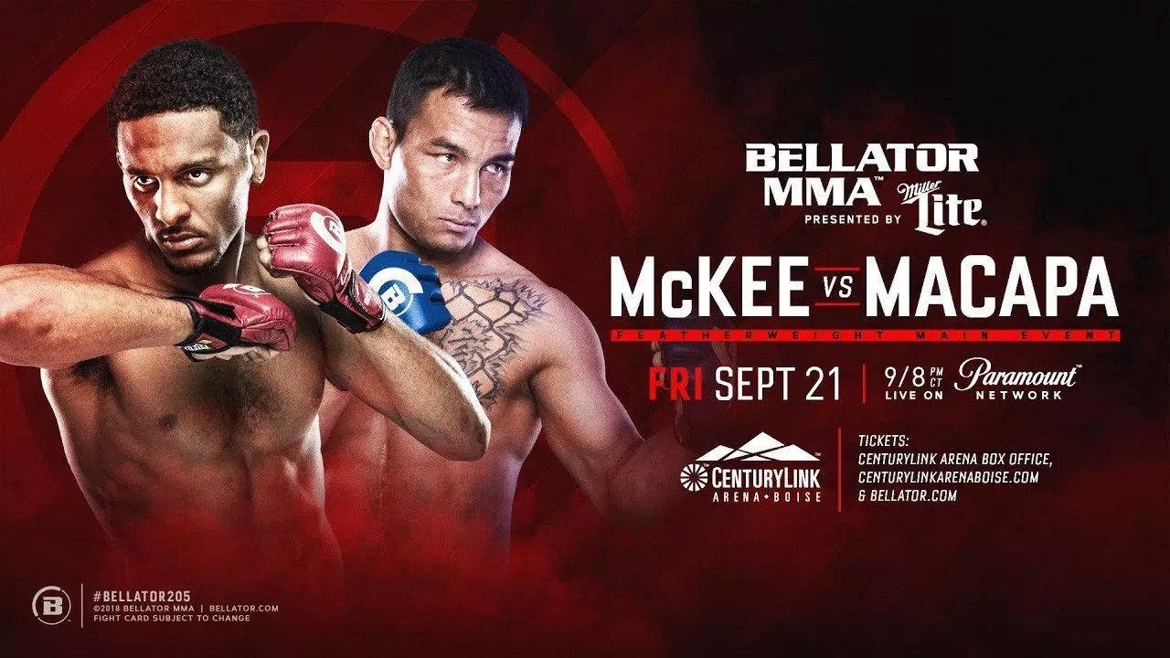 Bellator 205: McKee vs. Macapá 2018 movie scene