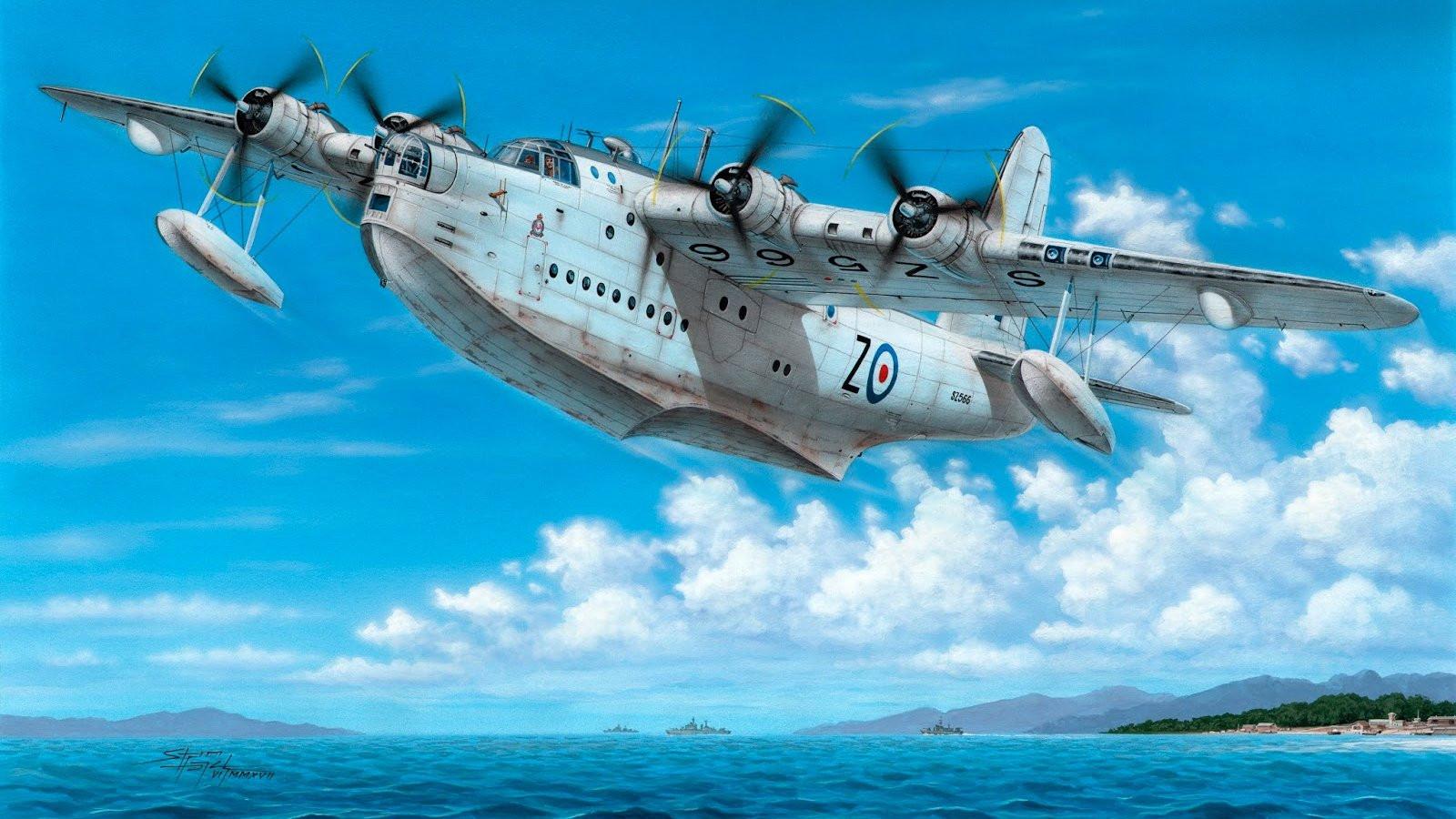 The Short Sunderland Flying Boat 2010 movie scene