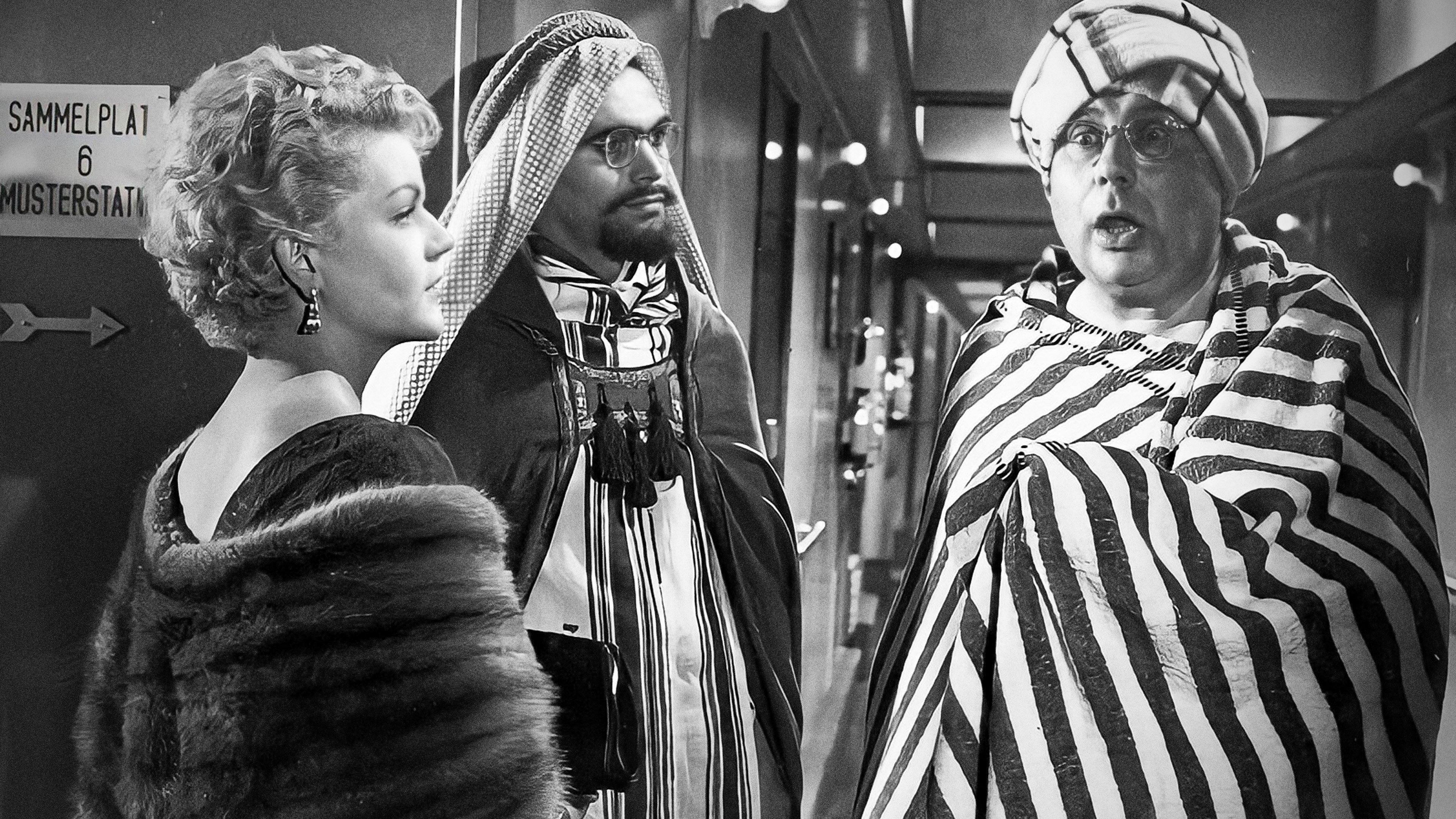 Drillinge an Bord 1959 movie scene