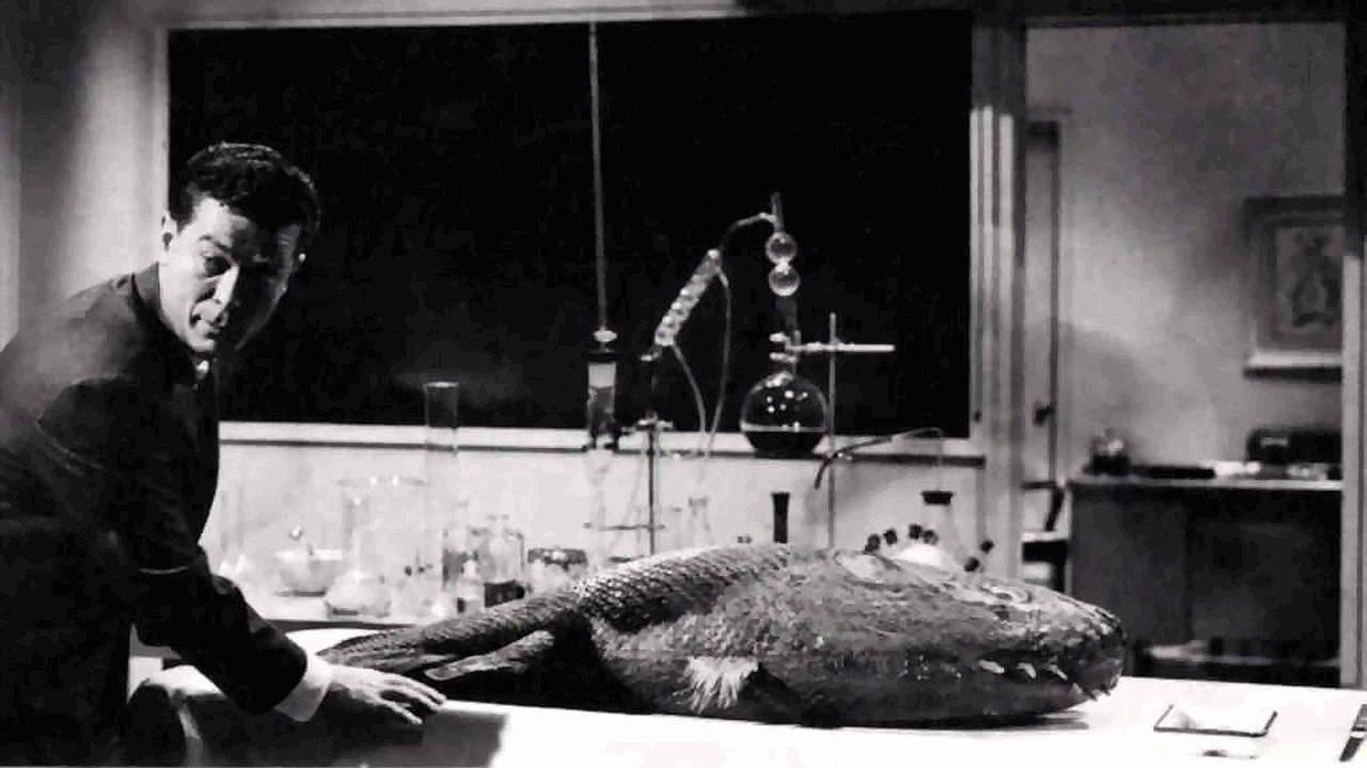 Monster on the Campus 1958 movie scene