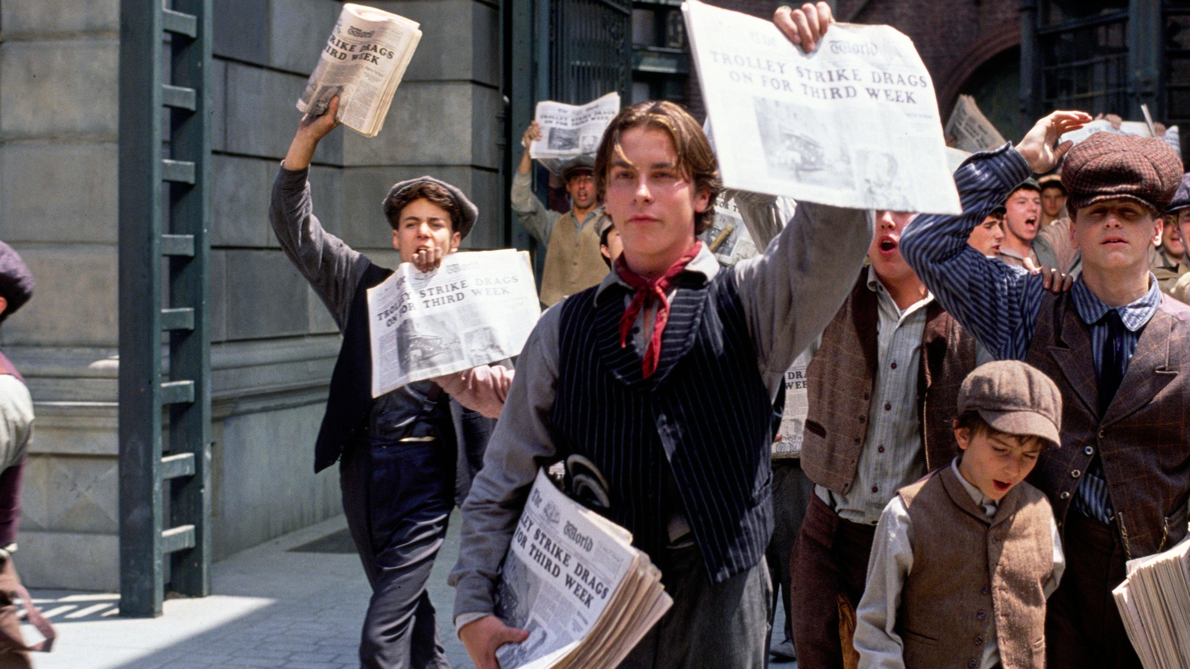 Newsies 1992 movie scene