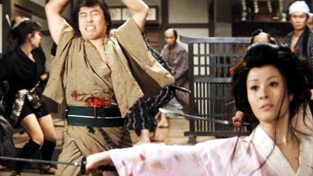 Quick-draw Okatsu 1969 movie scene