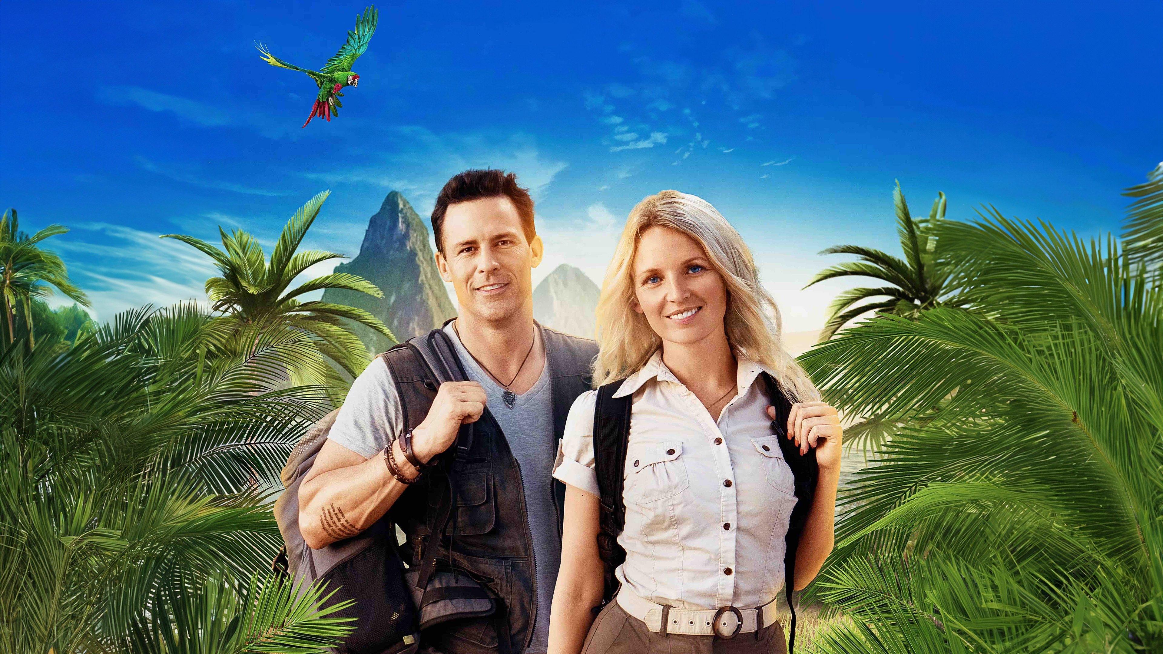 Finding Love in Saint Lucia 2024 movie scene