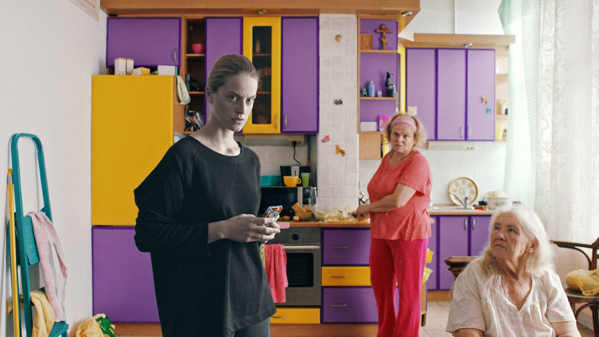 Desaturated 2019 movie scene