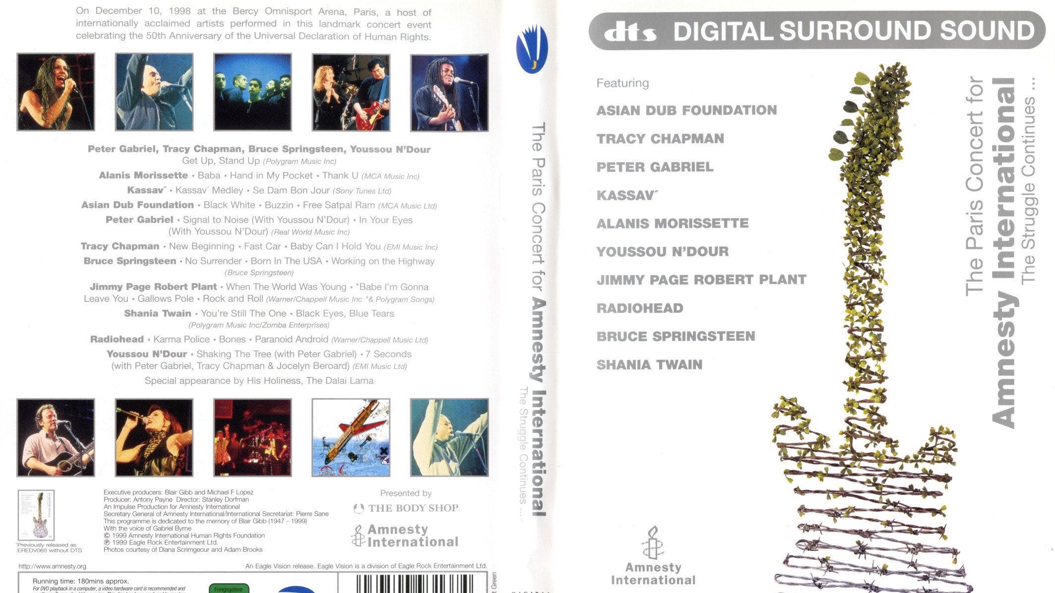 The Paris Concert for Amnesty International 1998 movie scene
