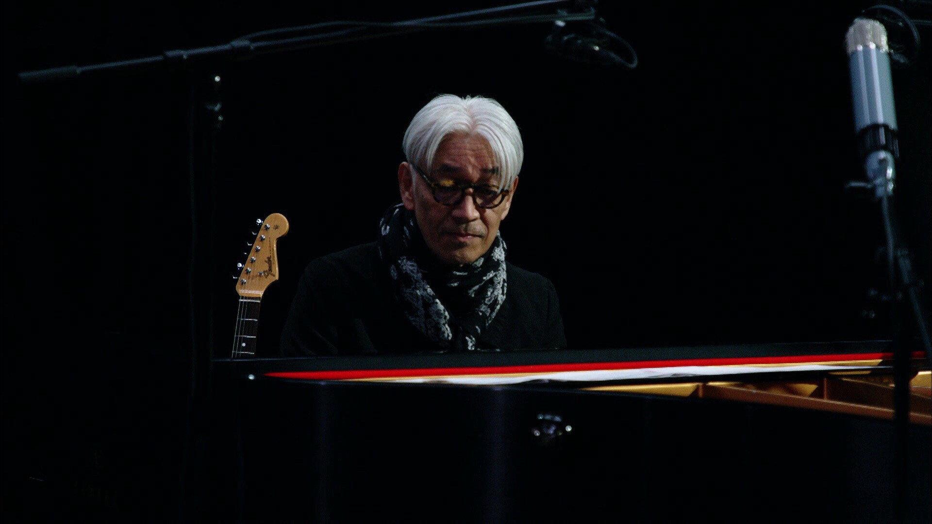 Ryuichi Sakamoto Playing the Piano for the Isolated 2020 movie scene