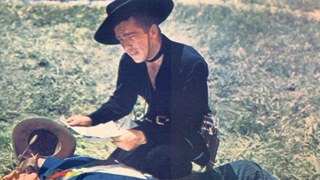The Thundering Trail 1951 movie scene