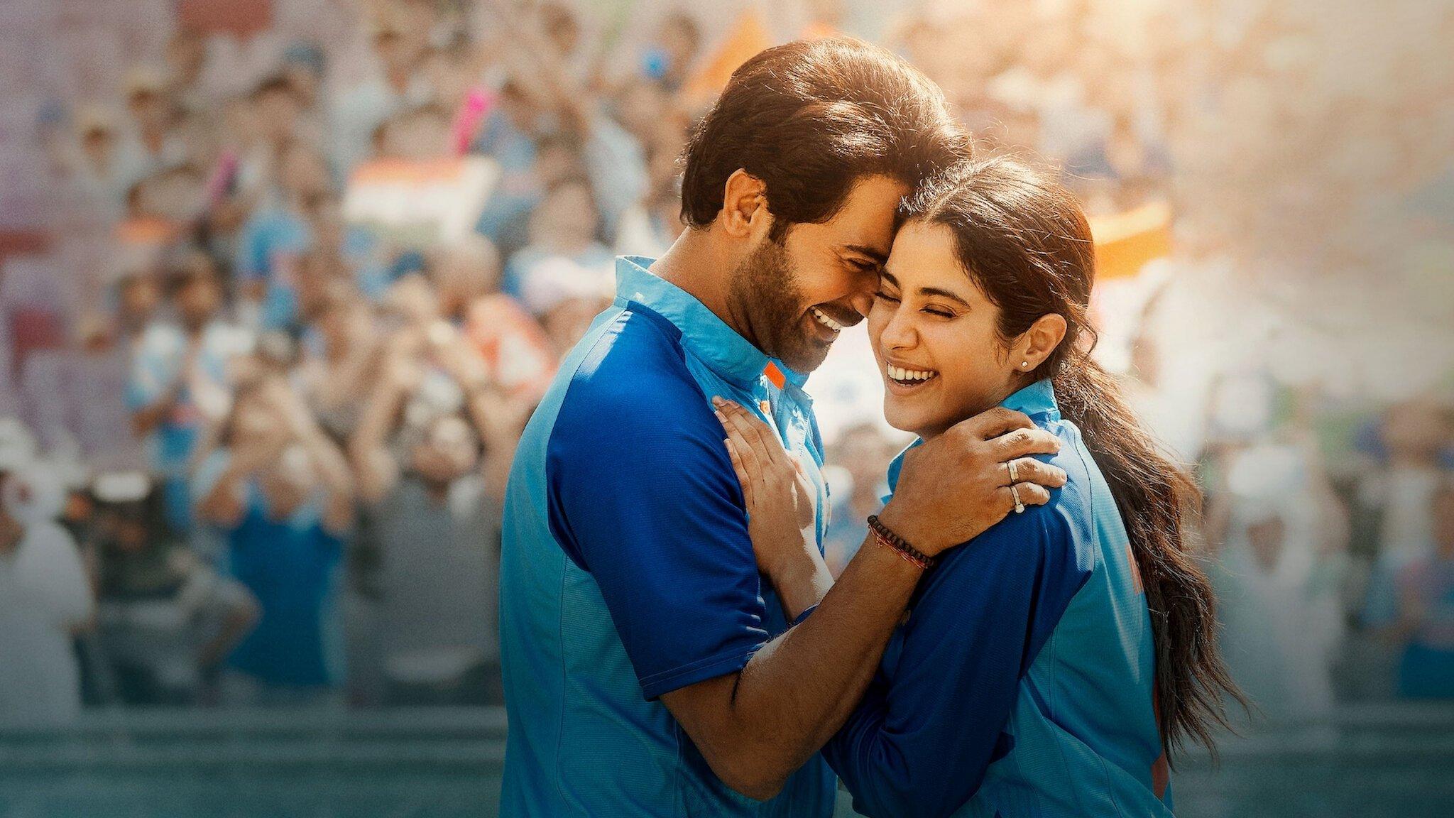Mr. & Mrs. Mahi 2024 movie scene