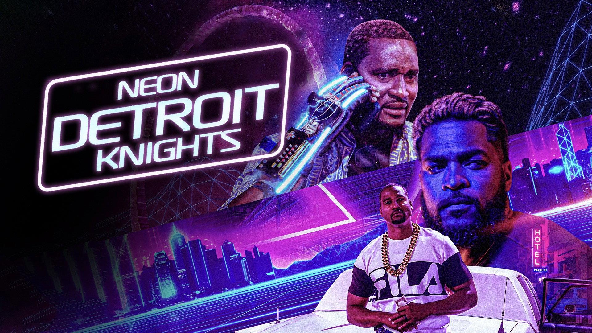 Neon Detroit Knights 2019 movie scene