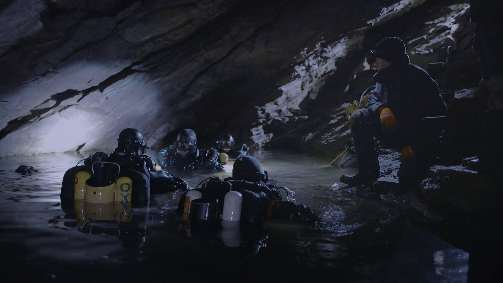 Diving Into the Unknown 2016 movie scene
