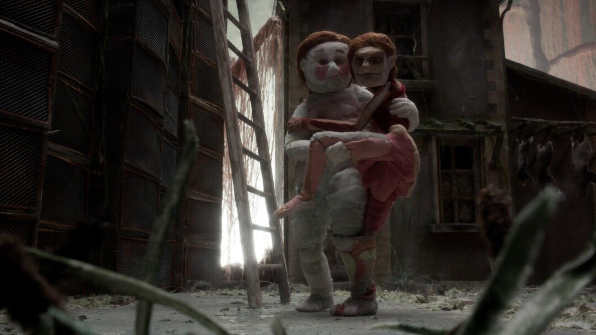 Skinned 2022 movie scene
