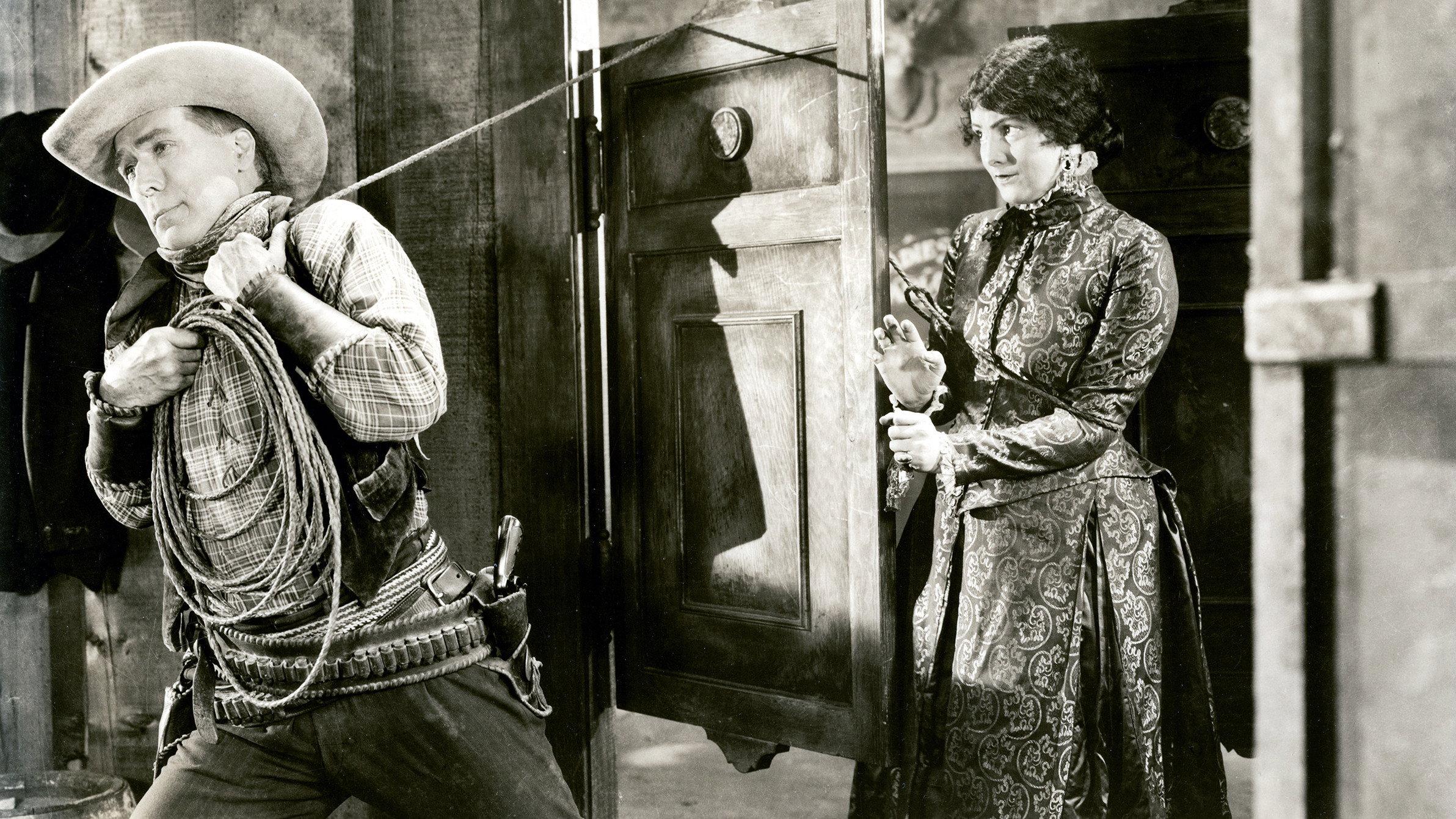 Tumbleweeds 1925 movie scene